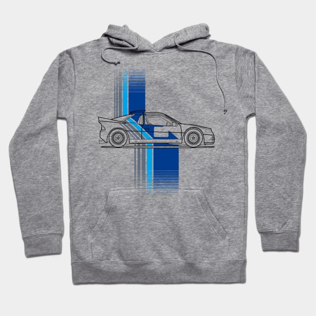 Rally Car Hoodie by icemanmsc